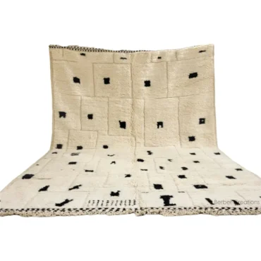 Shag Beni Ourain Moroccan Wool Rug 10’x13′