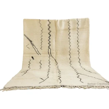 Shag Beni Ourain Moroccan Wool Rug 8’x11′