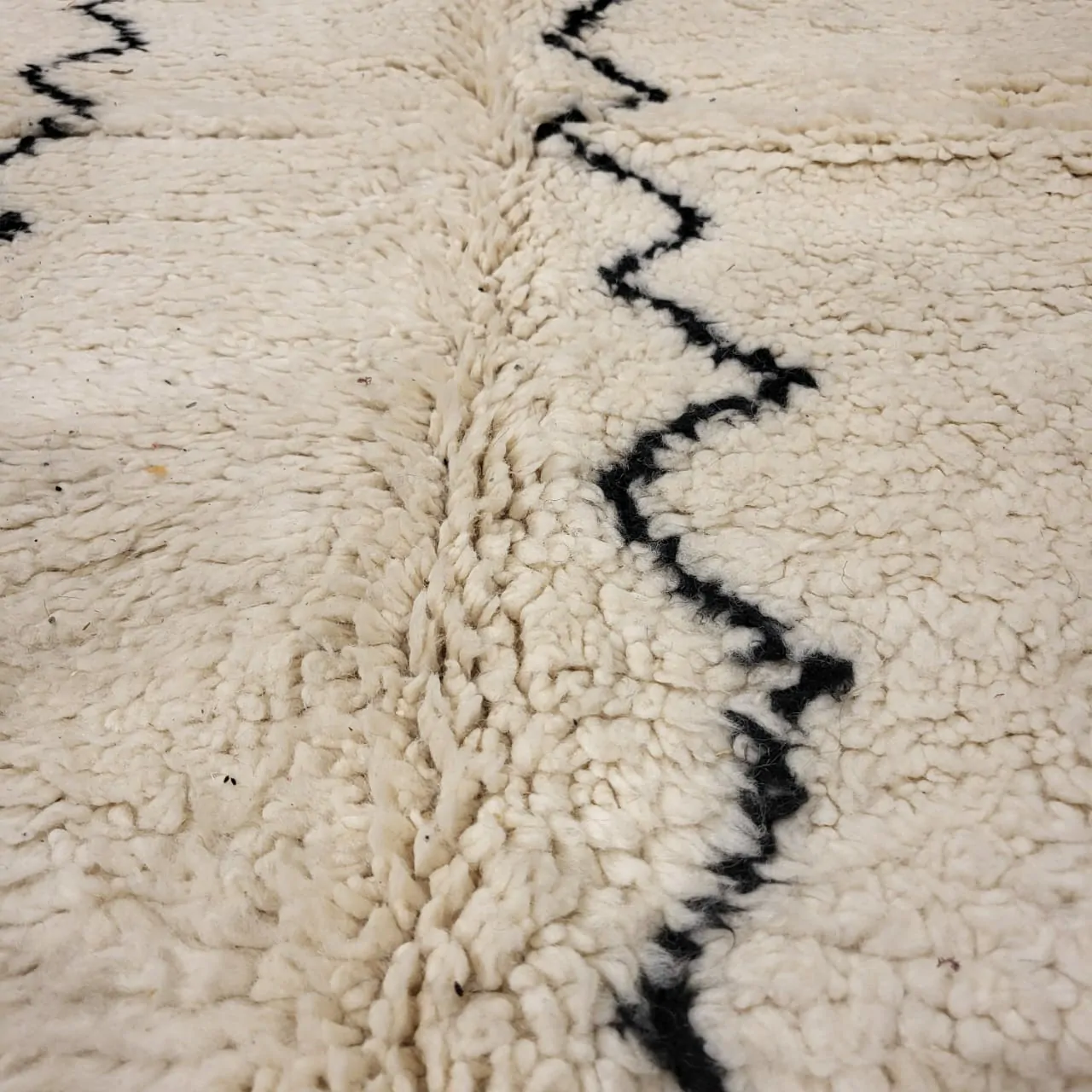 Shag Beni Ourain Moroccan Wool Rug 8’x11′