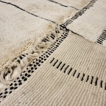 Shag Beni Ourain Moroccan Wool Rug 8’x11′