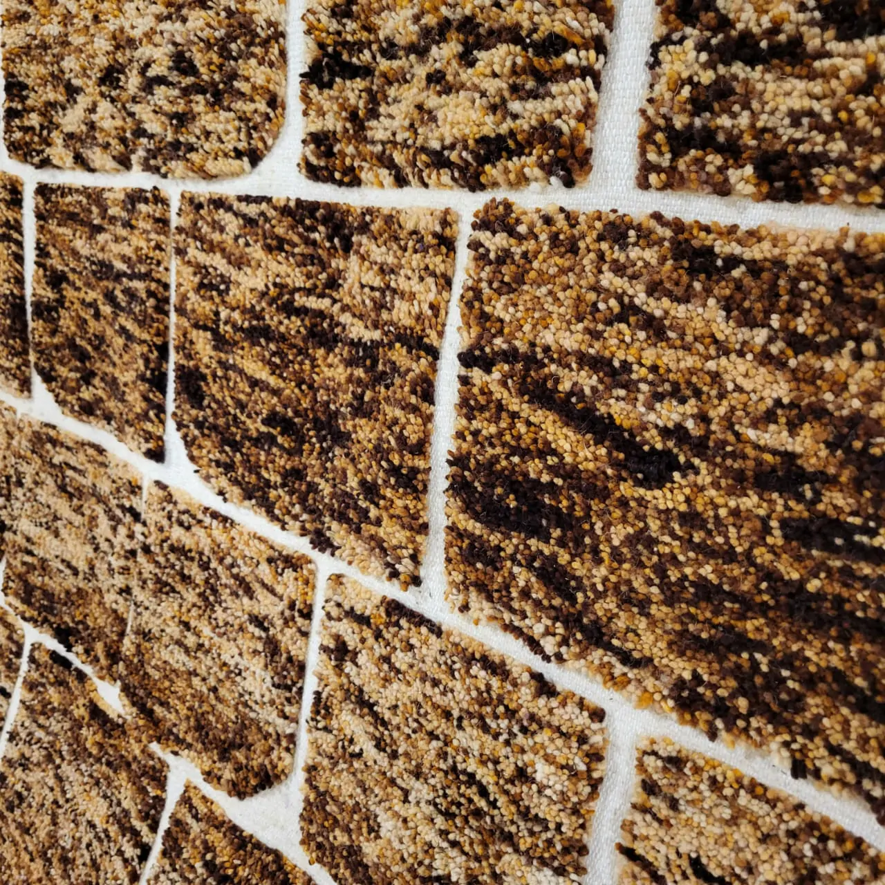 Shag Moroccan Beni Ourain Wool Rug Brown 7'x10' - Image 11