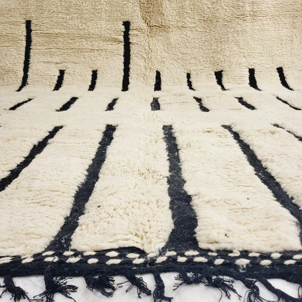 Shag Moroccan Beni Ourain Rug 10'x14' - Image 6