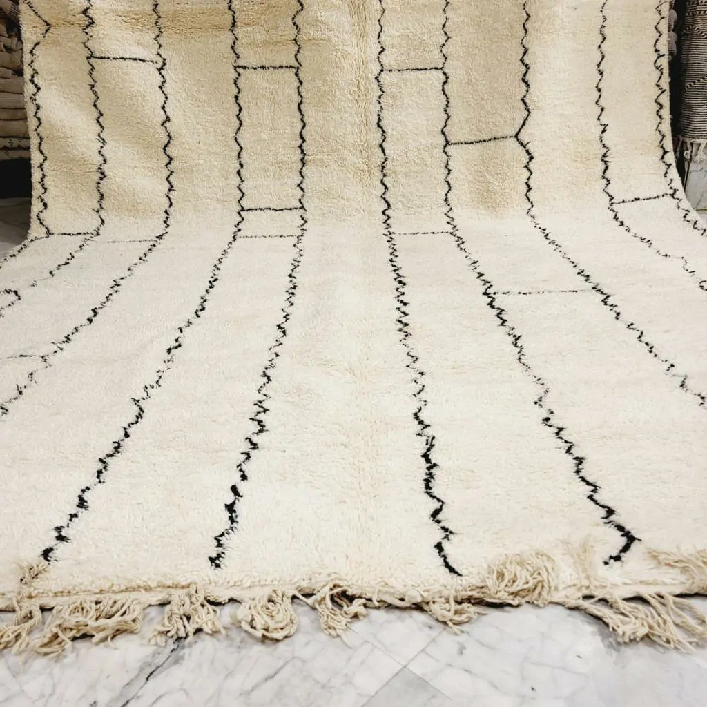 Shag Moroccan Beni Ourain Rug 10’x14′