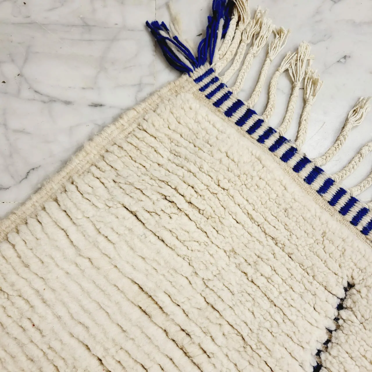 Shag Handmade Beni Ourain Rug 7'x10' - Image 8