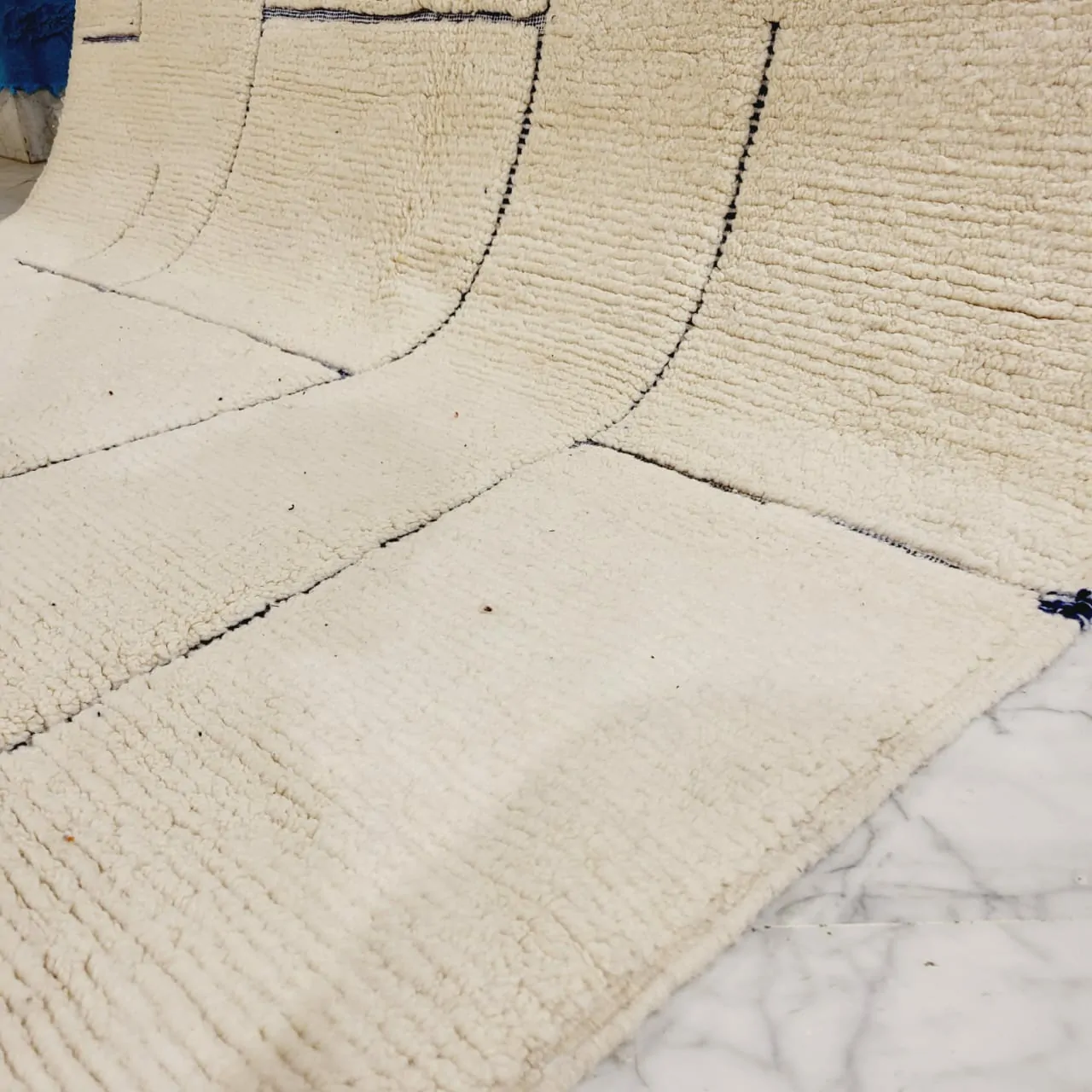 Shag Handmade Beni Ourain Rug 7'x10' - Image 9