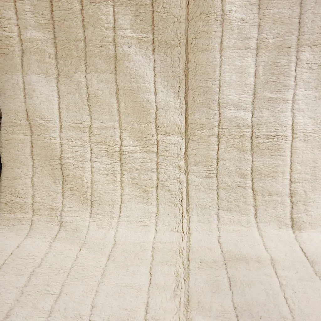 Shag Handmade Beni Ourain Rug 8'x12' - Image 4