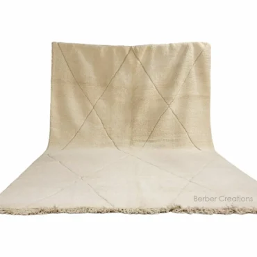 Shag Moroccan Beni Ourain Rug 9’x13′