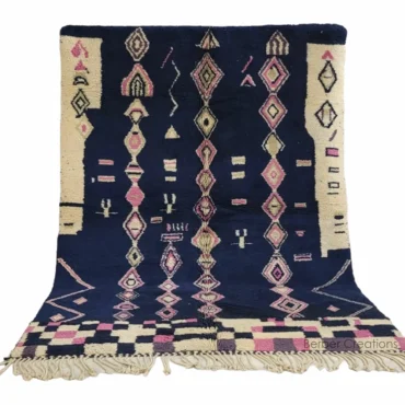 Shag Moroccan Azilal Berber Rug Boho Style 6’x8′