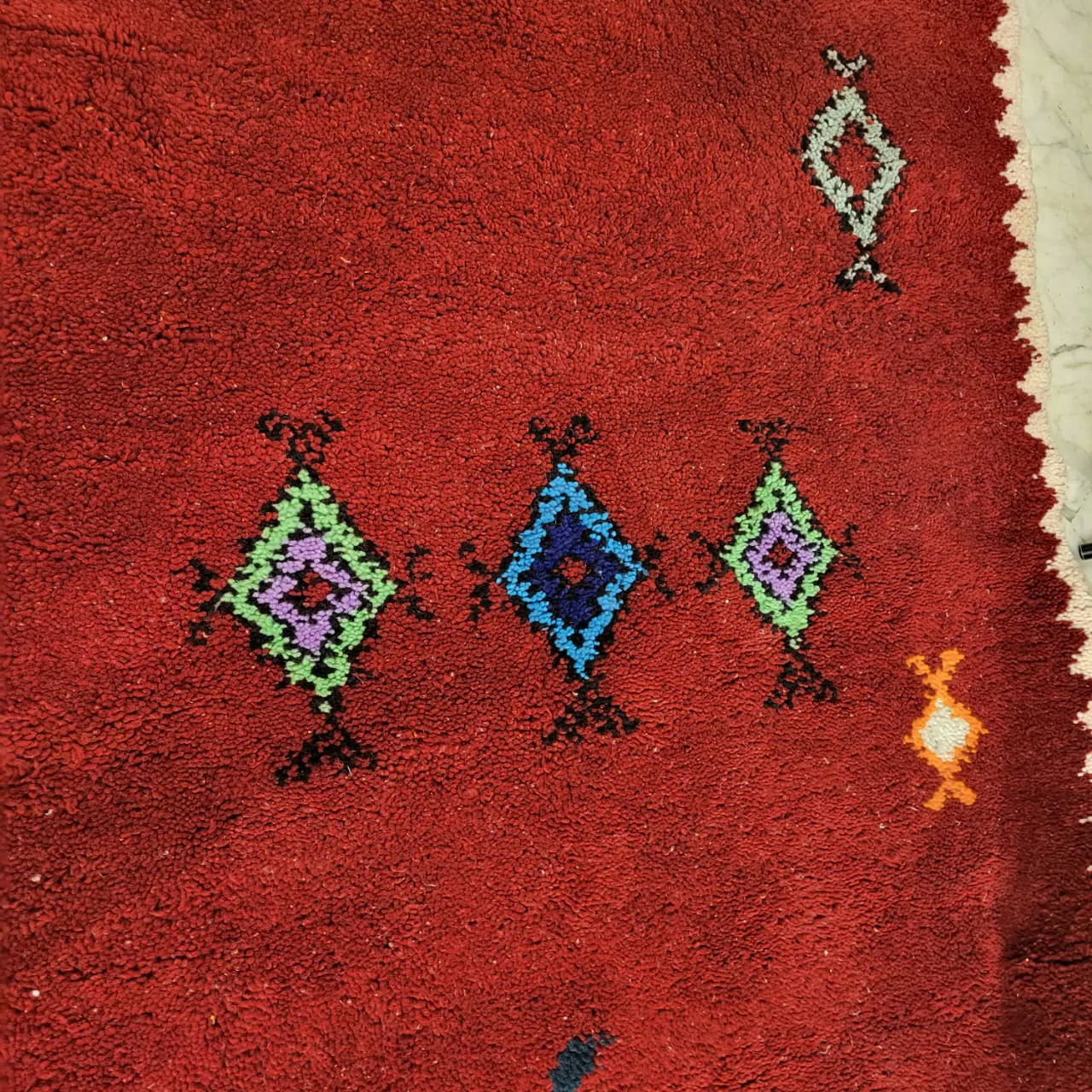 Shag Moroccan Tribal Berber Wool Rug 10’x14′