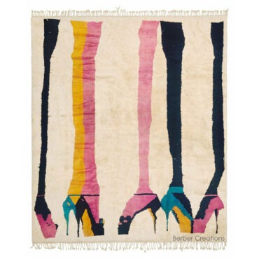 Abstract Moroccan Beni Rug