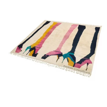 Abstract Moroccan Beni Rug