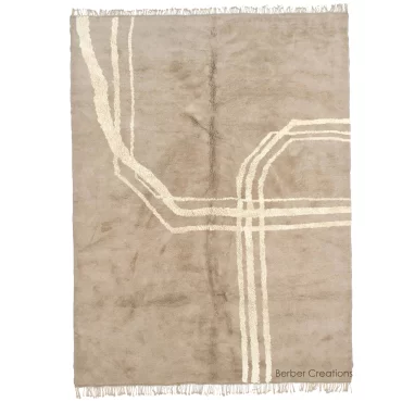 Neutral Moroccan Beni Rug – SOUK