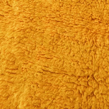 Solid Beni Ourain Shag Rug Yellow