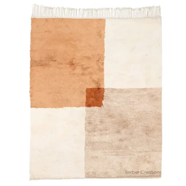 Beni Wool Rug Beige and Peach – TAGEMMI