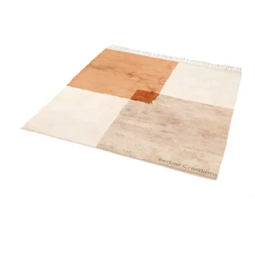 Beni Wool Rug Beige and Peach – TAGEMMI