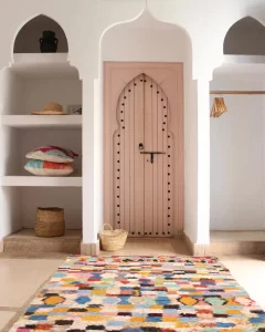 boucherouite rug riad - berber creations