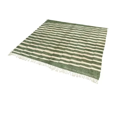 Green Moroccan Beni Rug – TAZEGZAWT