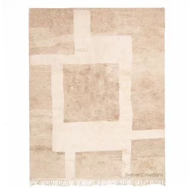 Moroccan Beni Wool Rug Neutral – TIZI