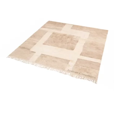 Moroccan Beni Wool Rug Neutral – TIZI