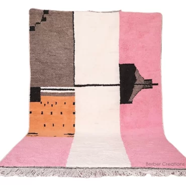 Shag Pink Moroccan Rug