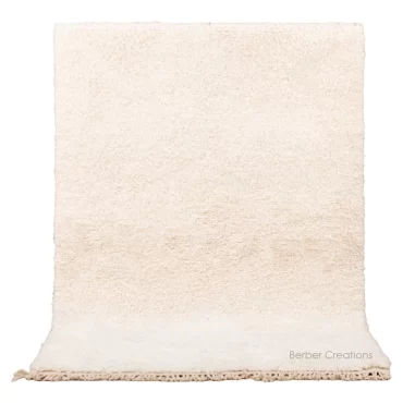 Solid Moroccan Off White Rug