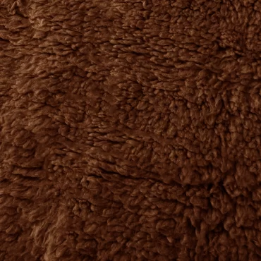 Solid Beni Ourain Rug Brown