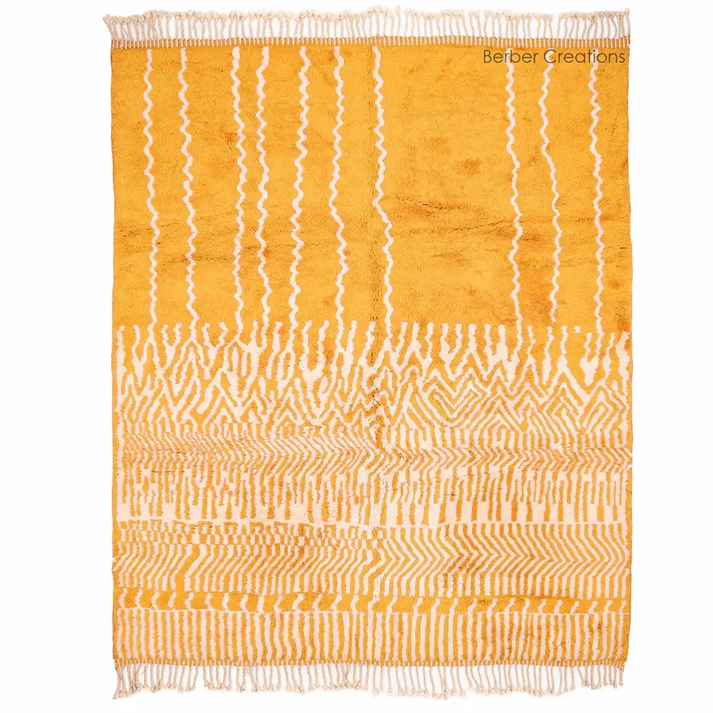 Abstract moroccan berber wool rug - TAYRIW 1