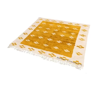 Beni Mrirt Moroccan Wool Rug Yellow – TAFOUKT