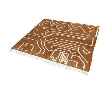 Brown Moroccan Berber Rug – TAFROUAT