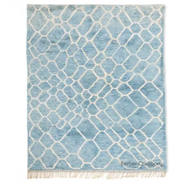 Moroccan Beni Rug Light Blue – TANGIER