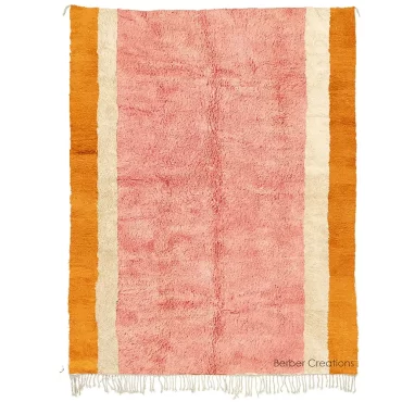 Moroccan Wool Rug Orange and Pink – MOGADOR