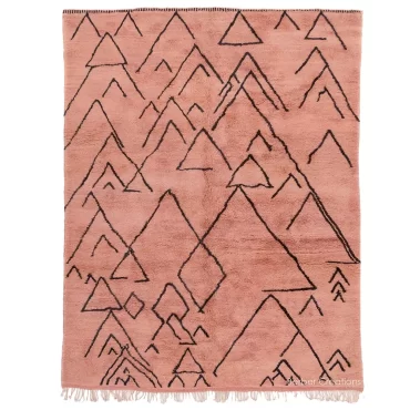 Moroccan Berber Rug Beni Mrirt Pink – HILIA