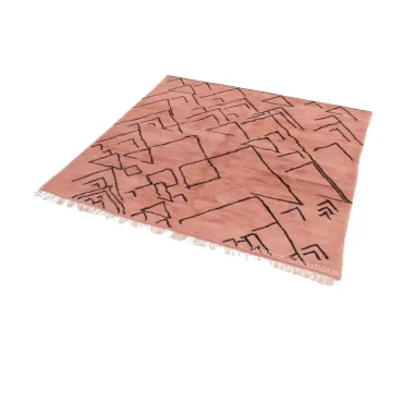 Moroccan Berber Rug Beni Mrirt Pink – HILIA