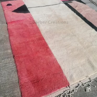 Pink Moroccan Abstract Berber Rug – YEN