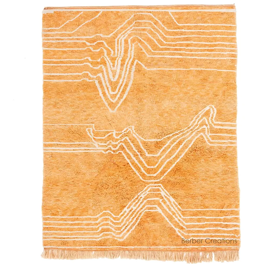 moroccan berber rug orange - DAKHLA (2)