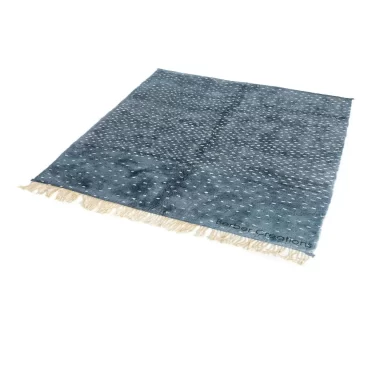 Moroccan Blue Rug With White Dots – TAMRI