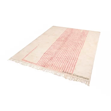 Moroccan Berber Wool Rug Pink – KL00133