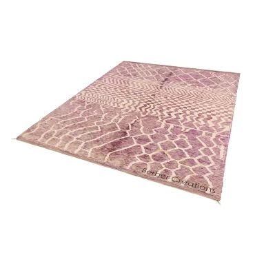 Moroccan Purple Wool Rug RT0015