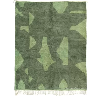 Moroccan Beni Rug Green – SAWSAN