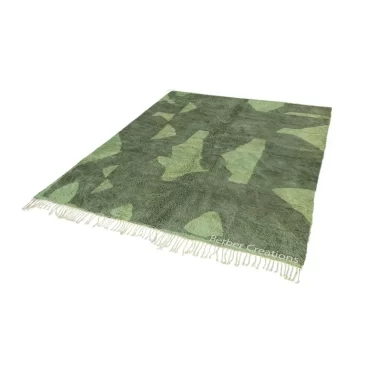 Moroccan Beni Rug Green – SAWSAN