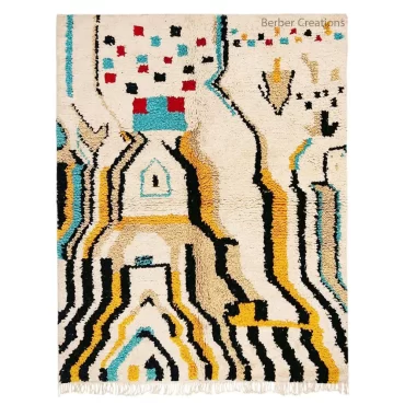 Abstract Moroccan Berber Rug – AZIZA