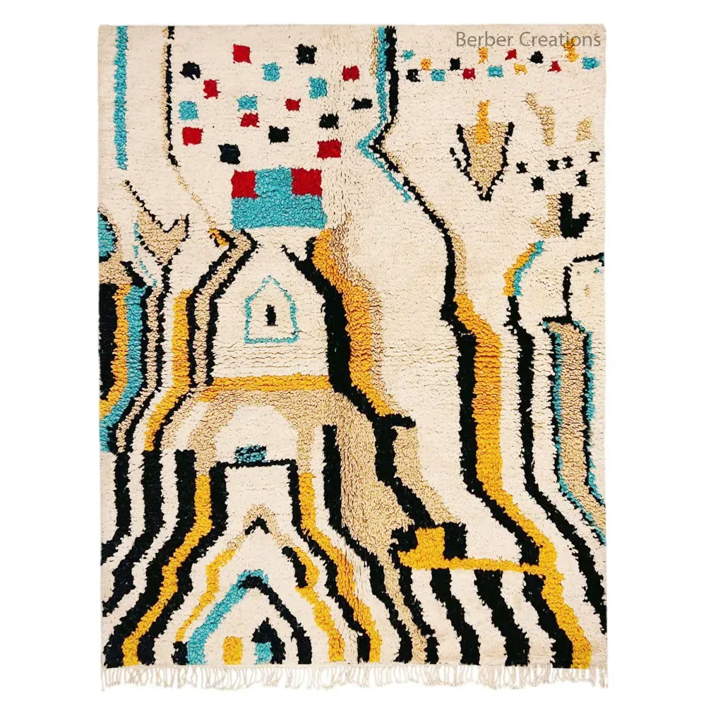 abstract moroccan berber rug - Aziza (1)