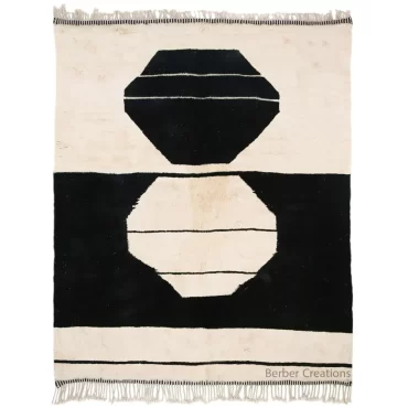 Abstract Moroccan Berber Wool Rug – NAJWA
