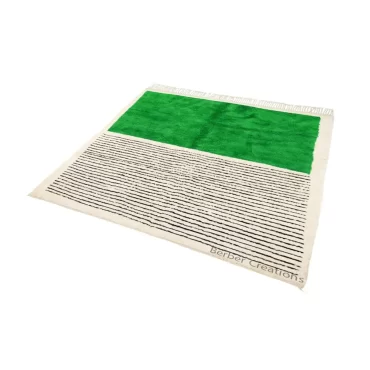 Handmade Moroccan Beni Rug Green – FAJR