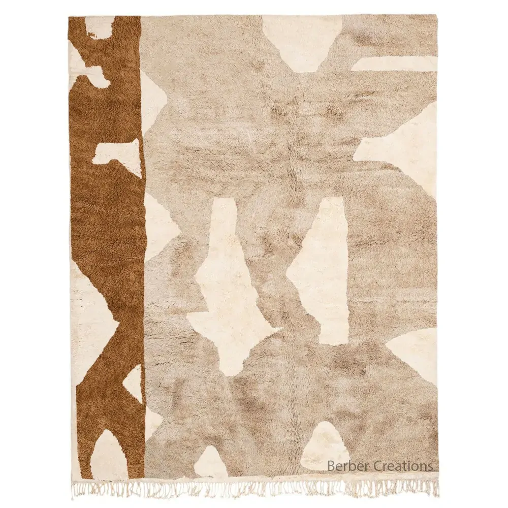 moroccan beni rug neutral - Lina