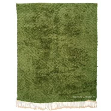 Shag Moroccan Green Rug – ZAINA