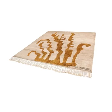Authentic Moroccan Berber Rug | ‘Zayan’ Golden River Design