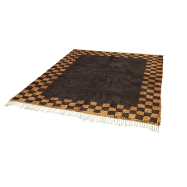 The “Atlas Check” Authentic Checkered Moroccan Rug