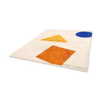 Bauhaus Beni Ourain Rug | Hand-Knotted Wool – LOKI