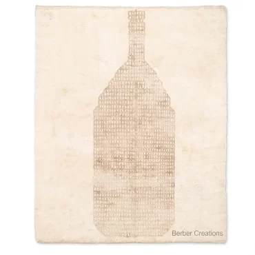 The “Amphora” Moroccan Beni Wool Rug